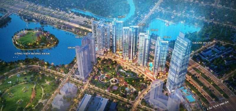 Mặt Bằng tổng thể cụm dự án căn hộ chung cư Eco Green Sài Gòn Quận 7