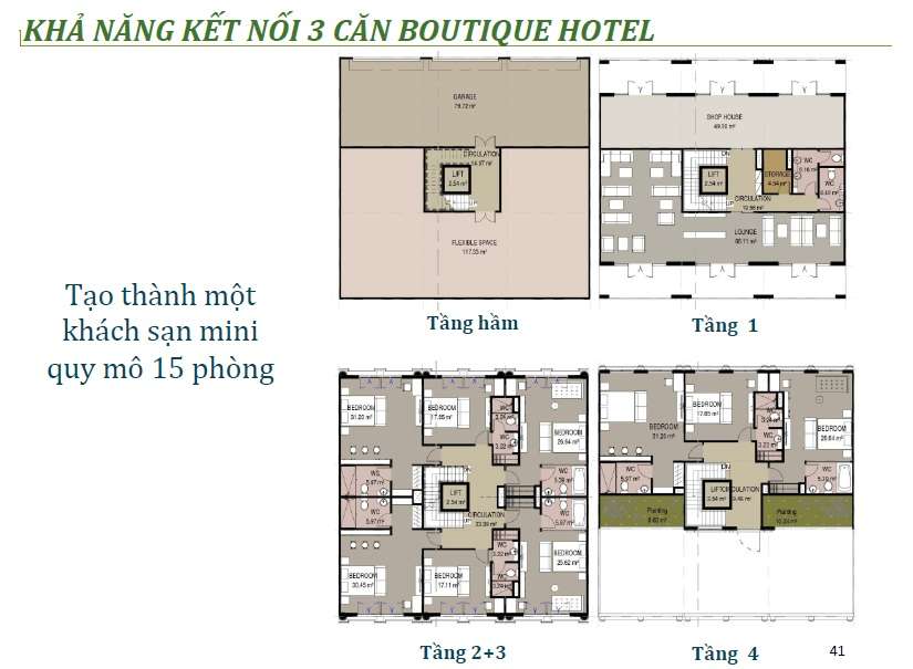 Khả Năng Kết Nối 3 Căn Boutique Hotel Waterfront Luxury Phu Quoc