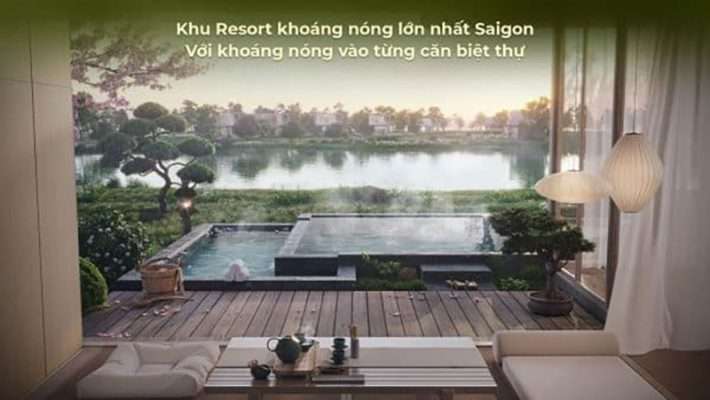 Phối Cảnh Tiện Ích Tổ Hợp Resort 6 sao Khoáng Nóng Mang Tiêu Chuẩn 6 Sao tại Khu đô thị Eco Village Saigon River