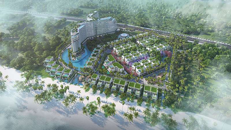 Tổng Thể Phân Khu The Six Premier Charm Resort Hồ Tràm